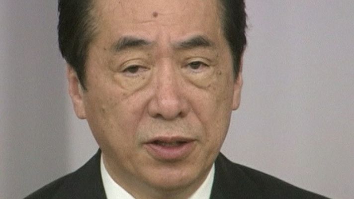 Telediario 1 - Naoto Kan supera moción de censura