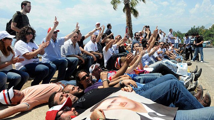 Telediario 1 - Muertos en Siria