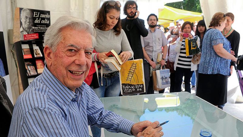 El gran protagonista de la Feria del Libro, Mario Vargas Llosa