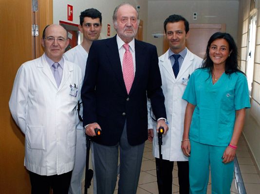  - Parte médico del alta del rey