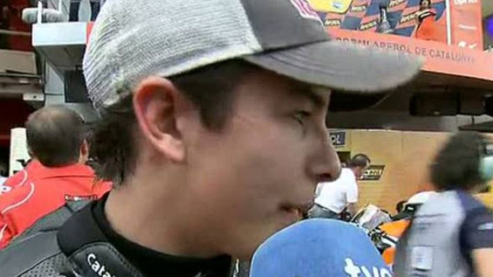  - Márquez: "El neumático patinaba mucho"