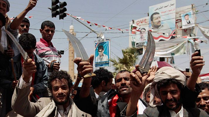 Telediario 1 - Saleh, en Arabia Saudí