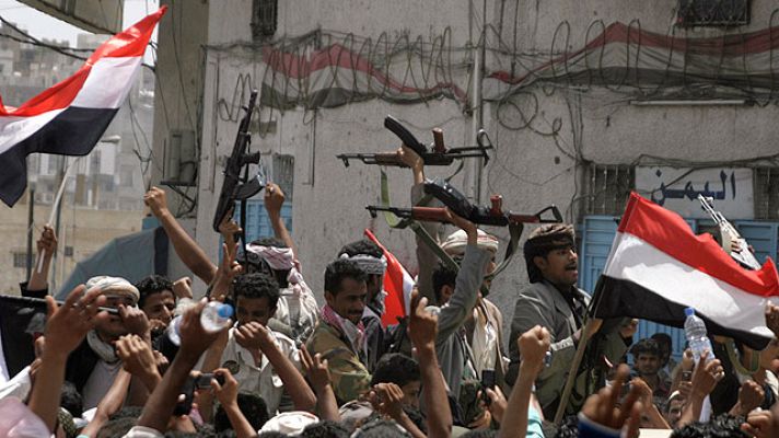 Telediario 1 - Españoles evacuados de Yemen