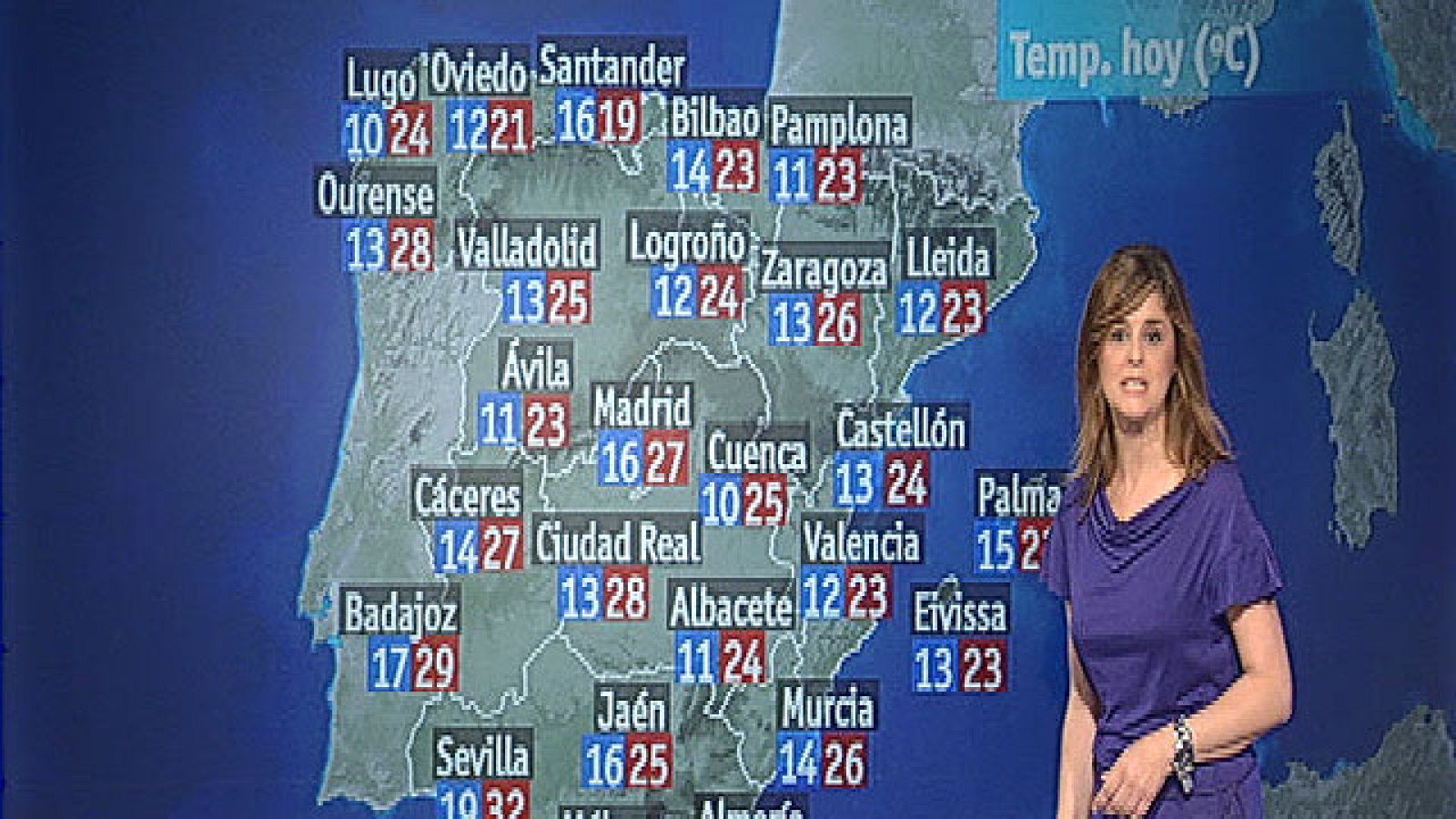 Mañana, chubascos y tormentas fuertes en puntos del interior peninsular