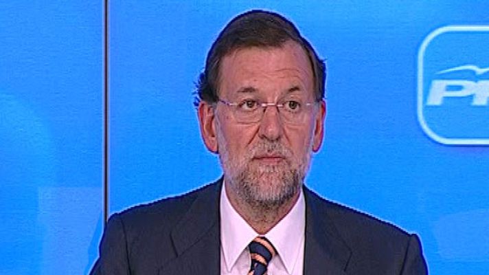 Telediario 1 - Rajoy promete lealtad