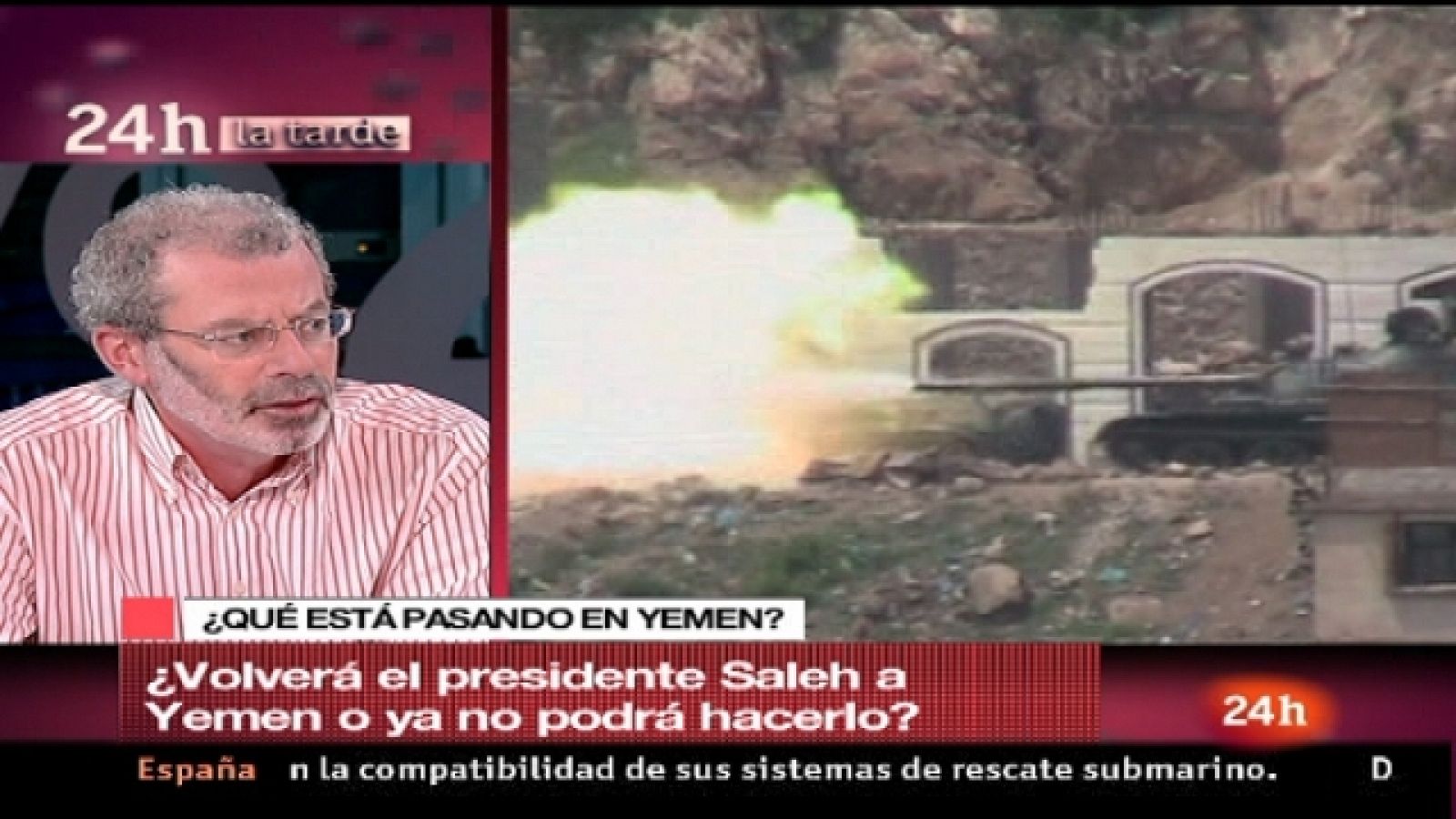 La tarde en 24 horas - Tercera hora - Hablamos de las tensas situaciones que se viven en Yemen y Siria con Jesús Núñez, codirector del Instituto de Conflictos y Acción humanitaria - 07/06/11 - Ver ahora