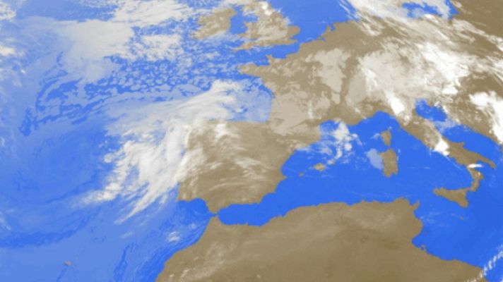 El tiempo - Lluvias localmente fuertes en Pirineos y Cataluña y nuboso en el norte