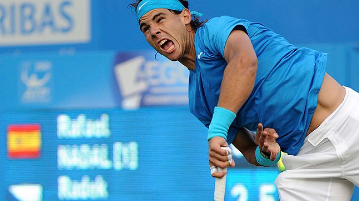 Telediario 1 - Rafa ya está en cuartos en Queen's