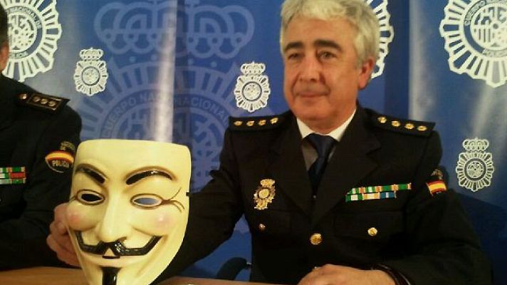 Ciencia y tecnología en Rtve.es - La Policía Nacional explica la detención de la 'cúpula' de Anonymous en España