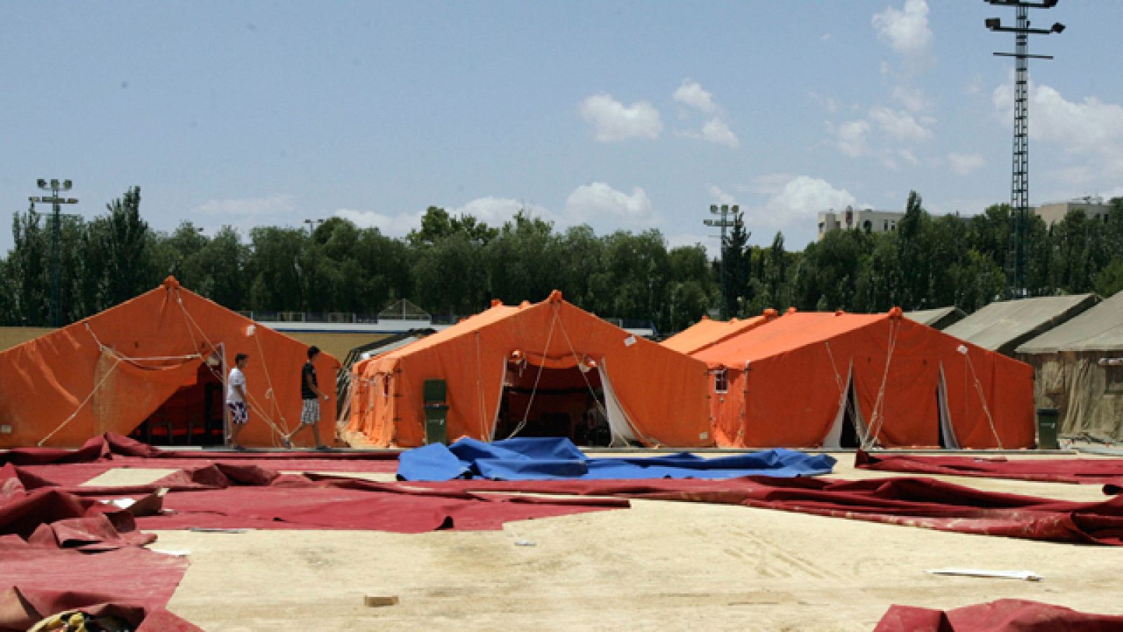 850 personas viven todavía en el campamento de La Torrecilla, en Lorca