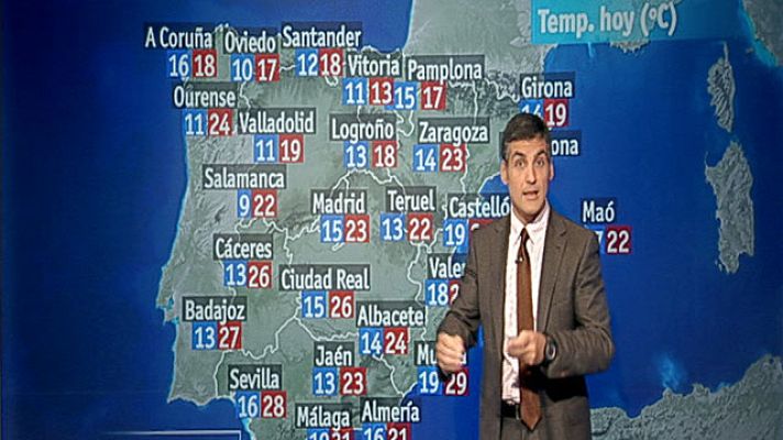 El tiempo - Suben las temperaturas