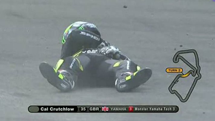  - Crutchlow se rompe la clavícula