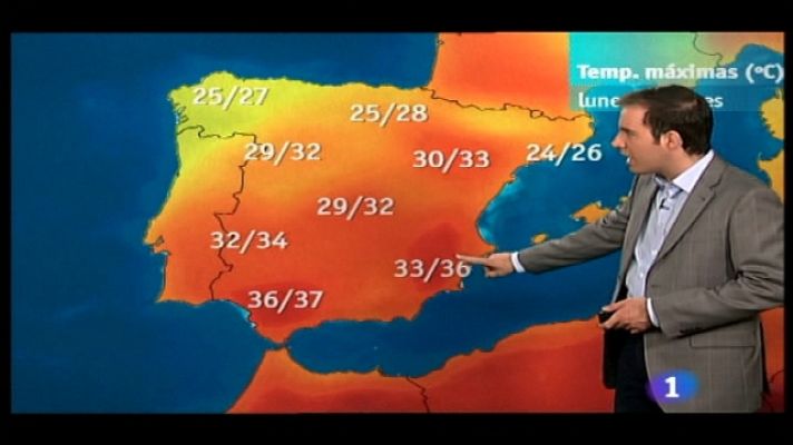 L'informatiu - Comunitat Valenciana - El tiempo en la C. V. - 13/06/11