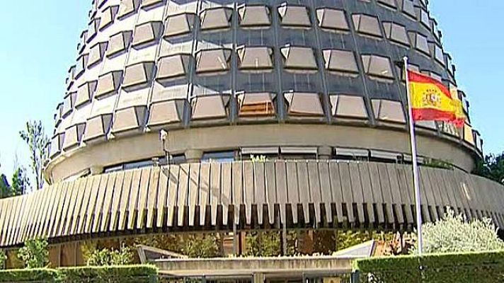 Telediario 1 - No a la dimisión en el TC