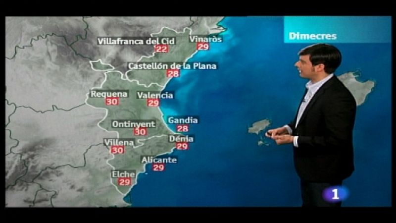 El tiempo en la C. Valenciana - 15/06/11 - Ver ahora