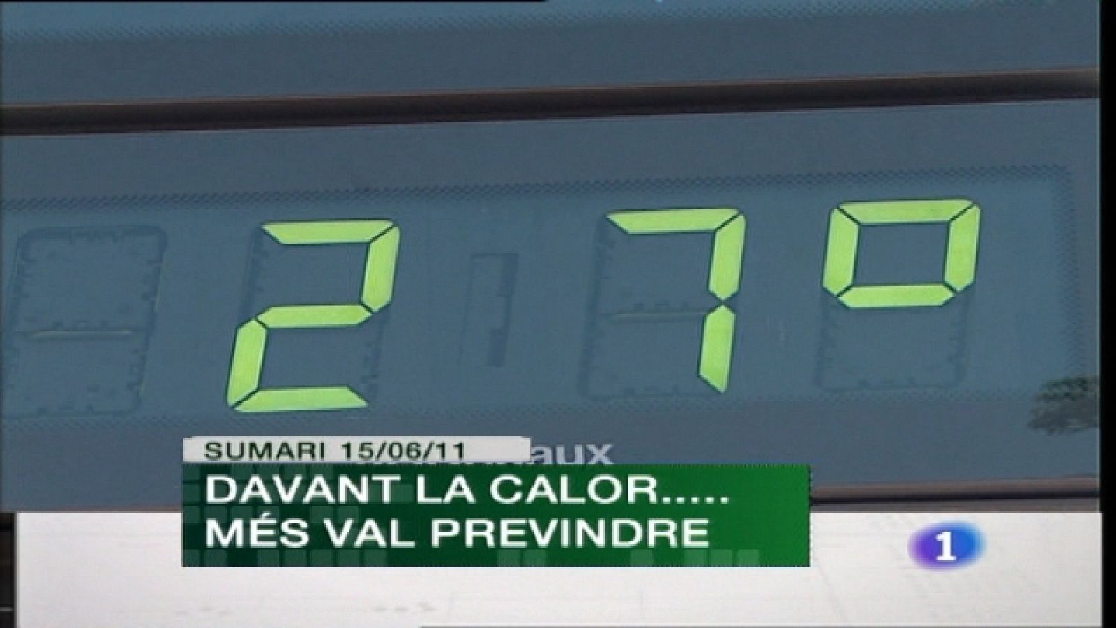 L'Informatiu. Informativo Territorial de la C. Valenciana - 15/06/11 - Ver ahora
