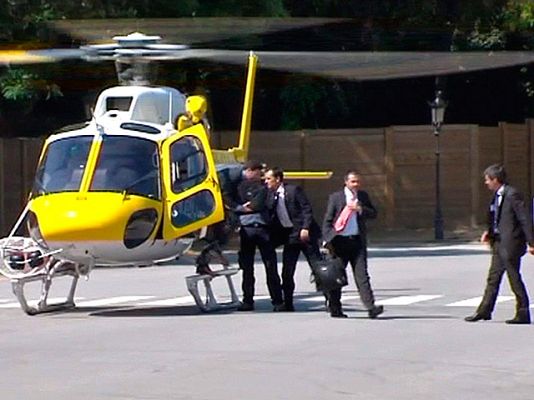 Telediario 1 - Tensión en el Parlament de Cataluña