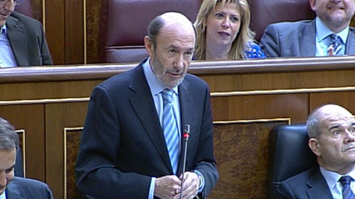 Telediario 1 - El Congreso condena las protestas