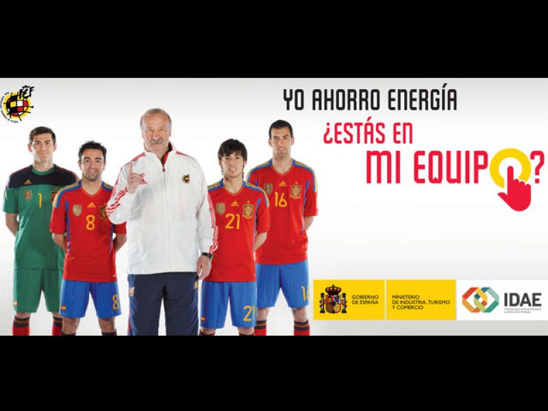 Spot de la campaña del IDAE "Ahorra Energía", protagonizada por la Selección Española de fútbol.
