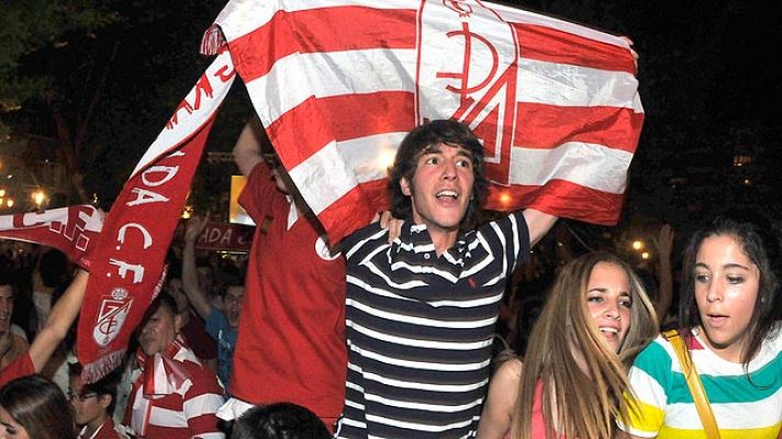 Telediario 1 - Granada celebra el ascenso a Primera