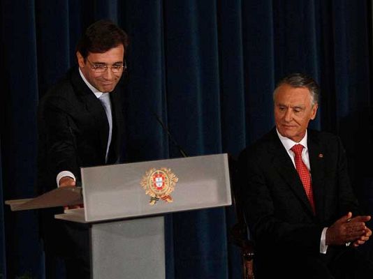 Telediario 1 - Passos Coello toma posesión como primer ministro en Portugal