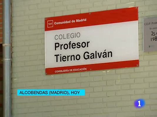 Telediario 1 - Un brote ya controlado de tiña afecta a 11 niños en Alcobendas