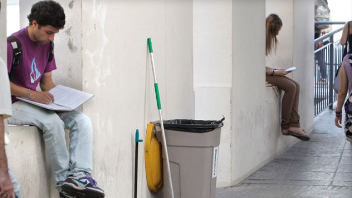 Telediario 1 - Notas de selectividad