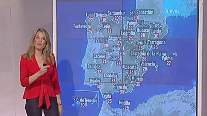 El tiempo - El Tiempo: Temperaturas en ligero descenso