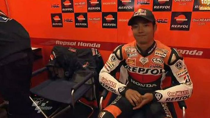  - Aoyama, con los colores de Honda