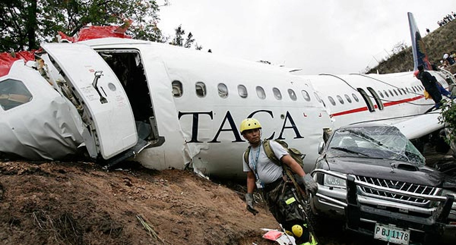 Cuatro españoles, en el avión que se estrelló en Honduras