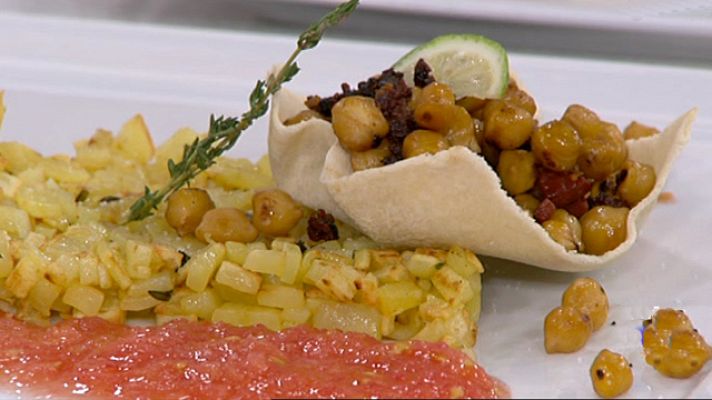 RTVE Cocina - Garbanzos fritos con chorizo