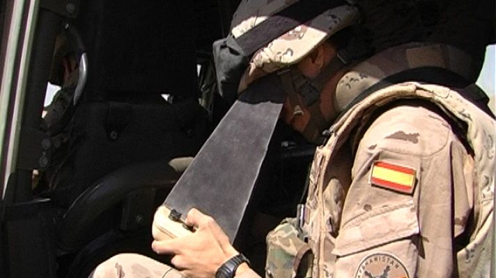 Telediario 1 - 1.500 militares en Afganistán