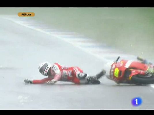  - Accidentada mañana en Moto2