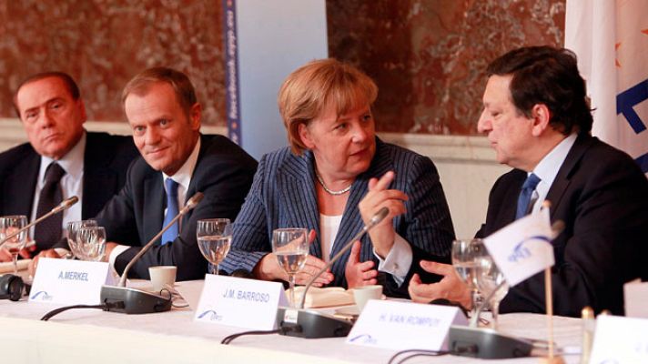 Telediario 1 - Cumbre europea sobre Grecia