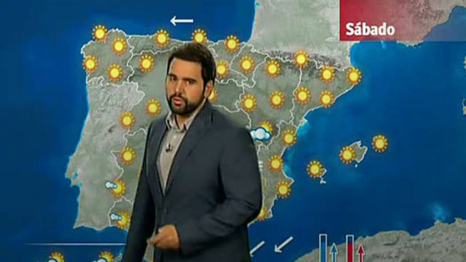 Temperaturas muy altas en puntos del interior peninsular