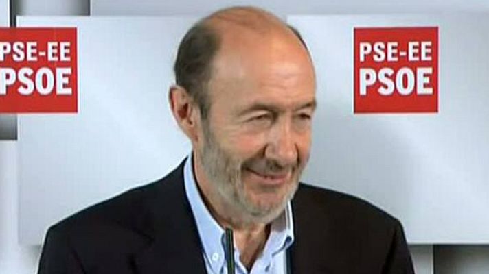  - Rubalcaba: "La credibilidad de Bildu disminuye cada día que no pide el fin ETA"