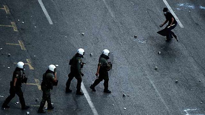  - Enfrentamientos en Atenas