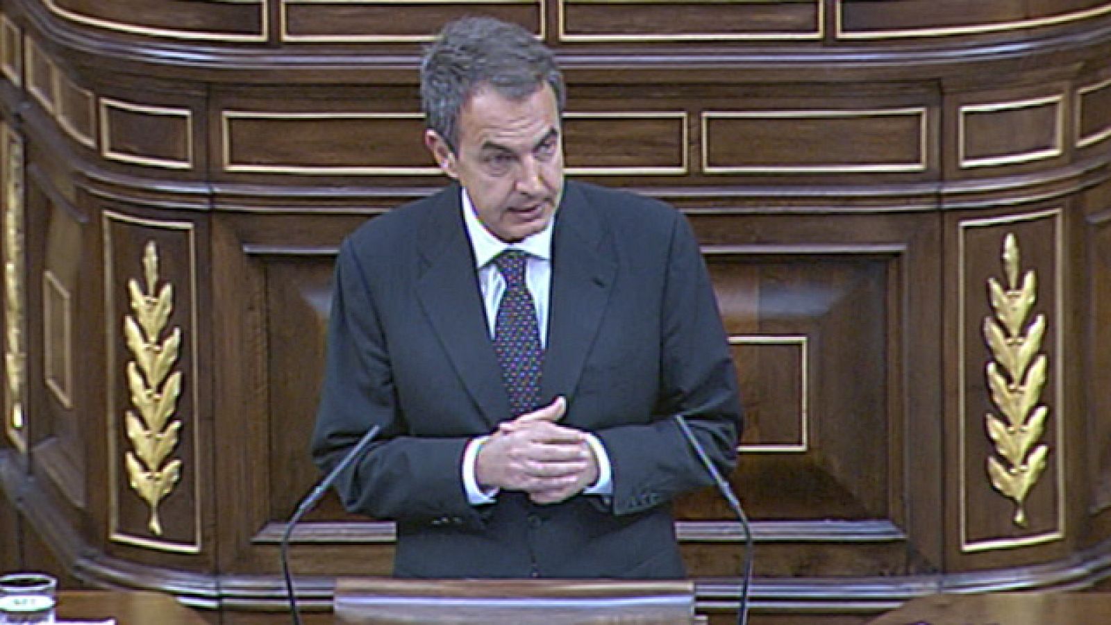 La crisis económica ha centrado el discurso de Zapatero