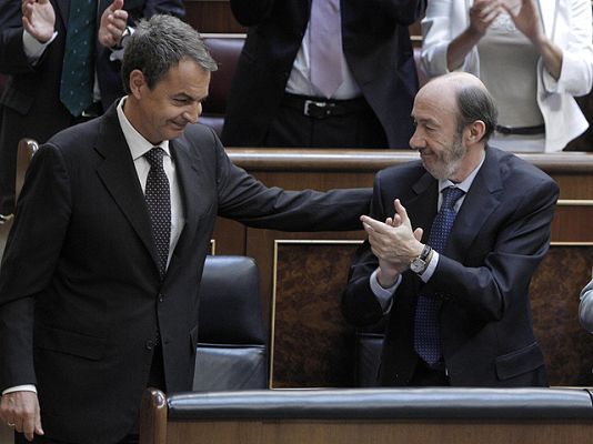 Telediario 1 - Zapatero pide "esfuerzo colectivo"