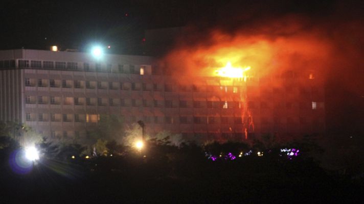 Telediario 1 - Ataque talibán en Kabul