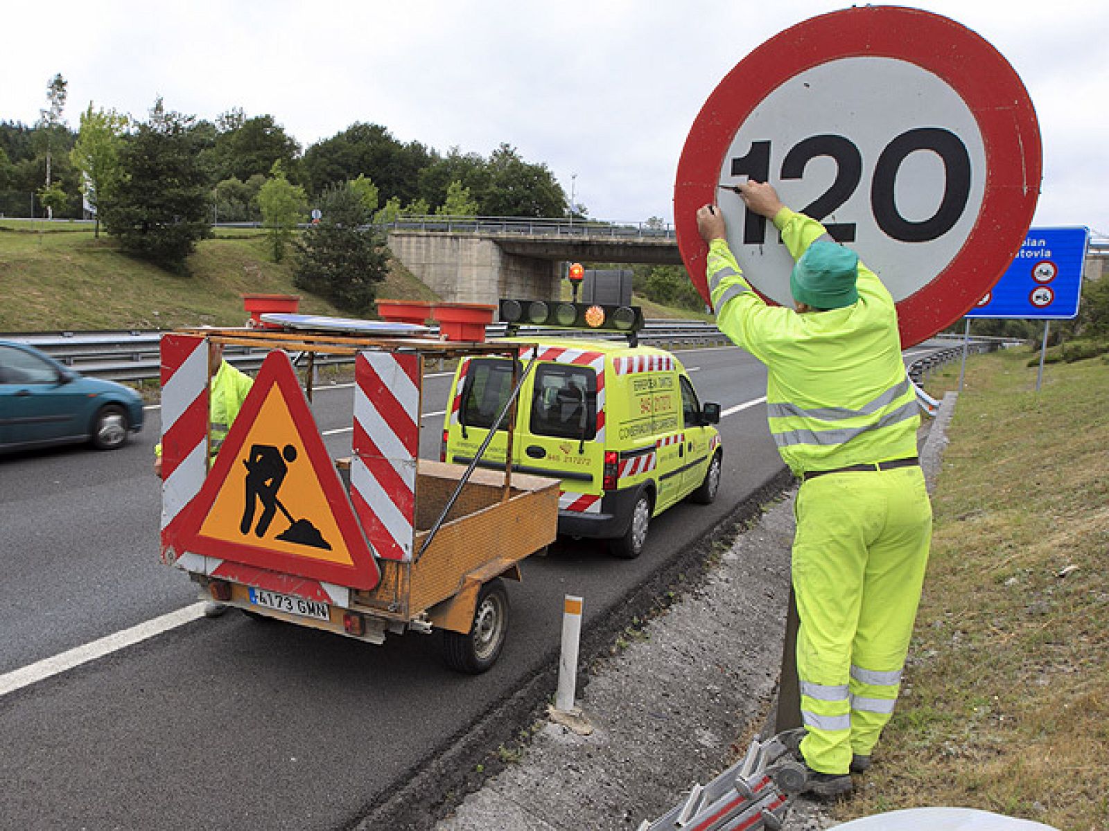 Arranca la operación salida de verano con la vuelta a la limitación de 120 km/h