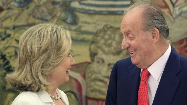 Telediario 1 - Visita de Clinton a España