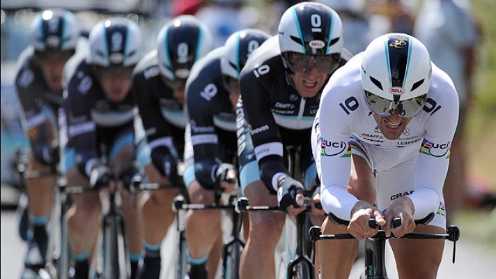 Tour de Francia - Llegada a meta del Leopard