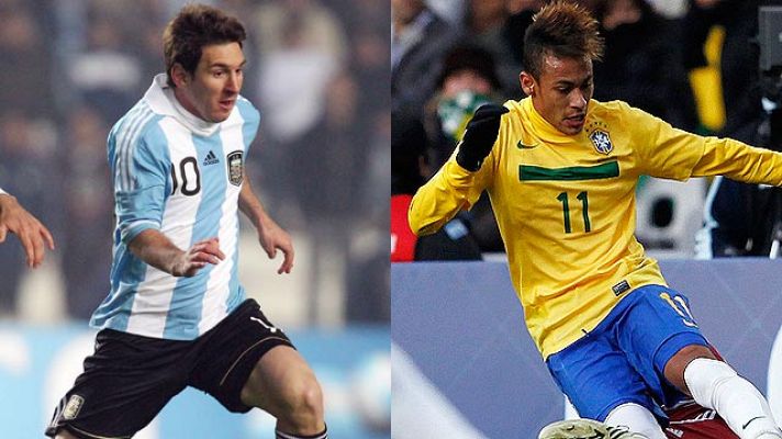 Telediario 1 - Agüero: "Es imposible comparar a Messi y Neymar"