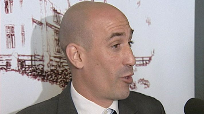 Telediario 1 - Rubiales: "La liga no corre riesgo"