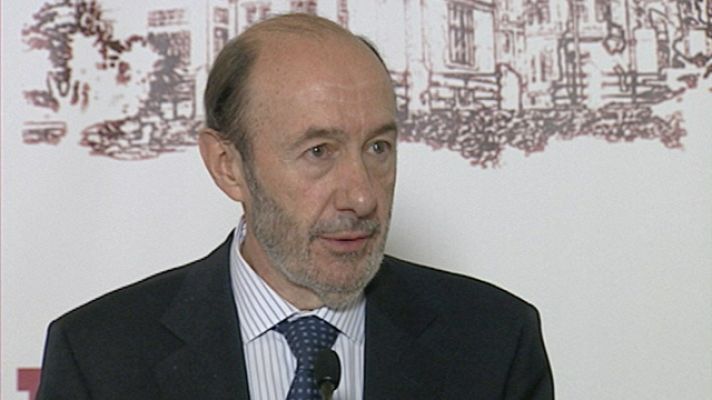 Telediario 1 - Rubalcaba: España no es Portugal