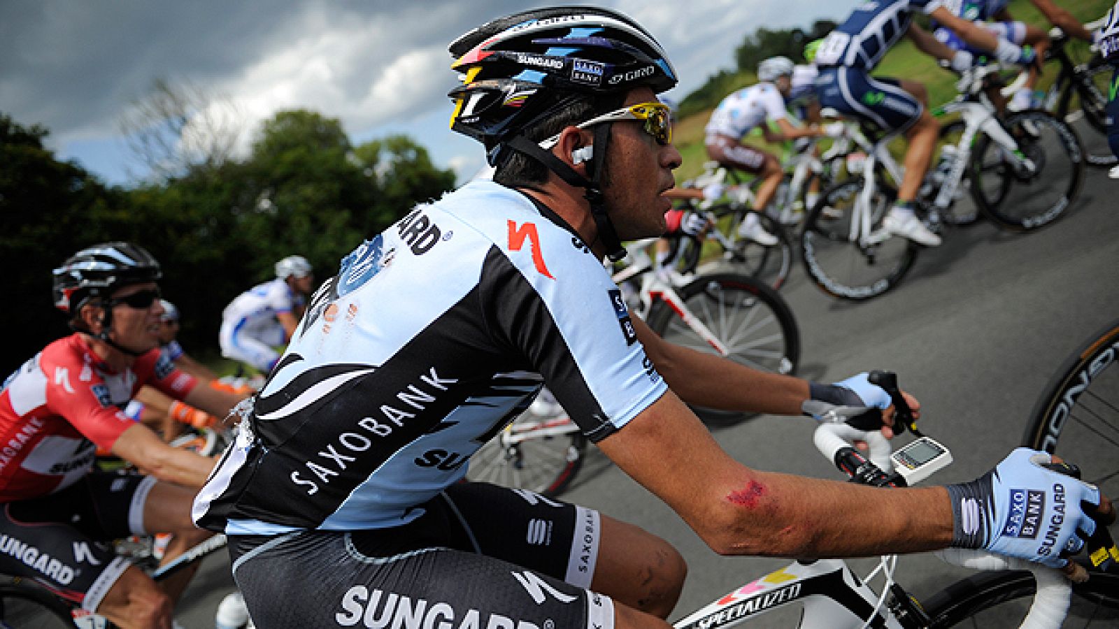 Caída de Contador en la 5ª etapa | Ver