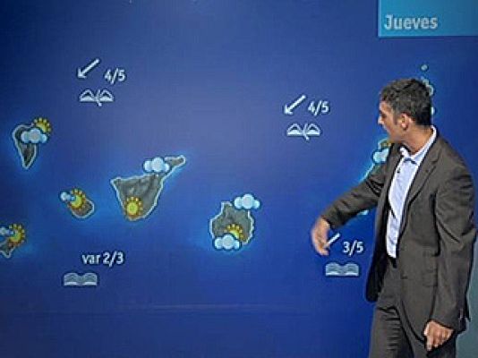 El tiempo - Nubes en Galicia y Canarias