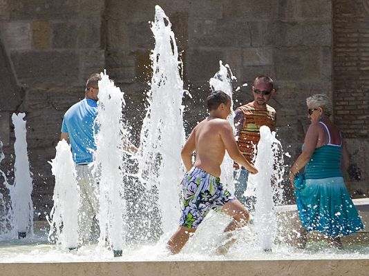 Telediario 1 - Sin aire acondicionado