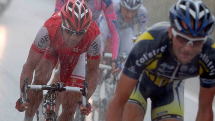 Tour de Francia - La lluvia, protagonista de la etapa